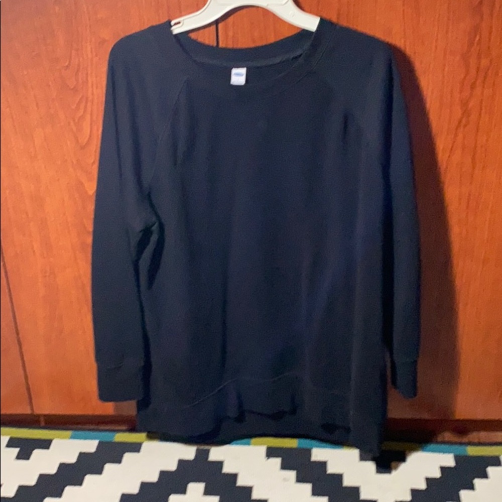 Tunic sweat shirt